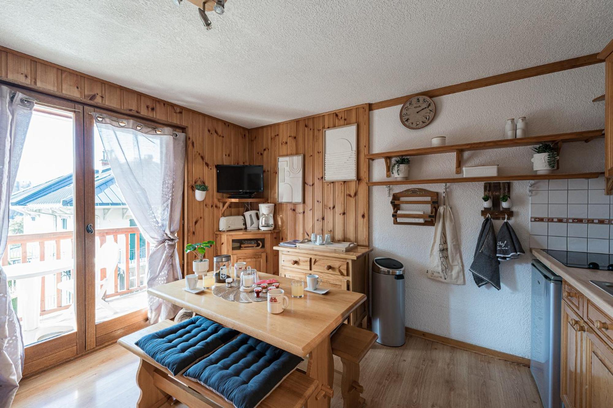 Ski Ou Thermes? Un Appt Cabine Avec Vue Magnifique 圣热尔韦莱班 外观 照片
