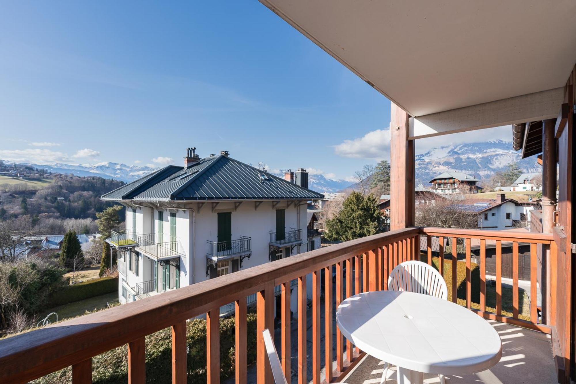 Ski Ou Thermes? Un Appt Cabine Avec Vue Magnifique 圣热尔韦莱班 外观 照片