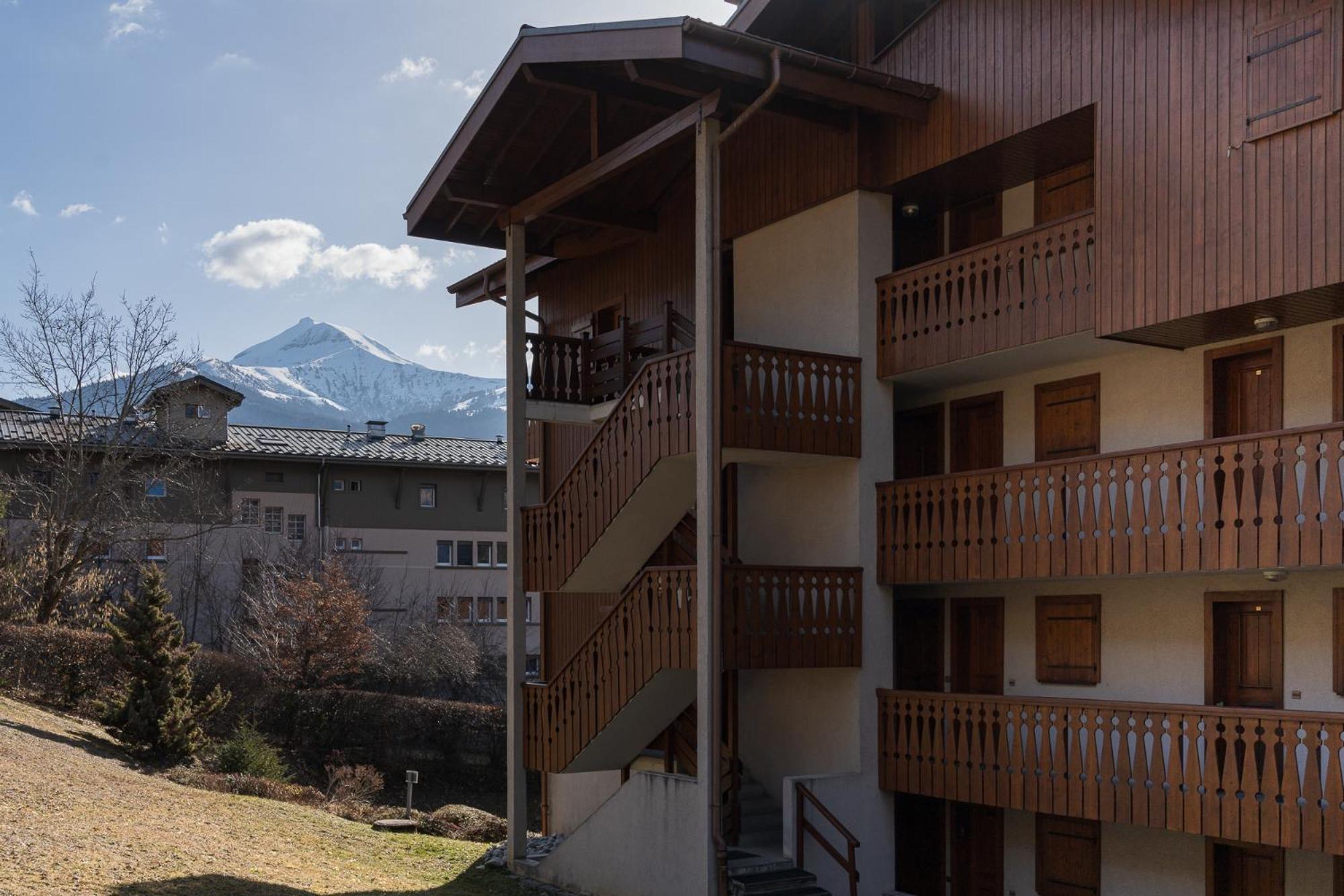 Ski Ou Thermes? Un Appt Cabine Avec Vue Magnifique 圣热尔韦莱班 外观 照片