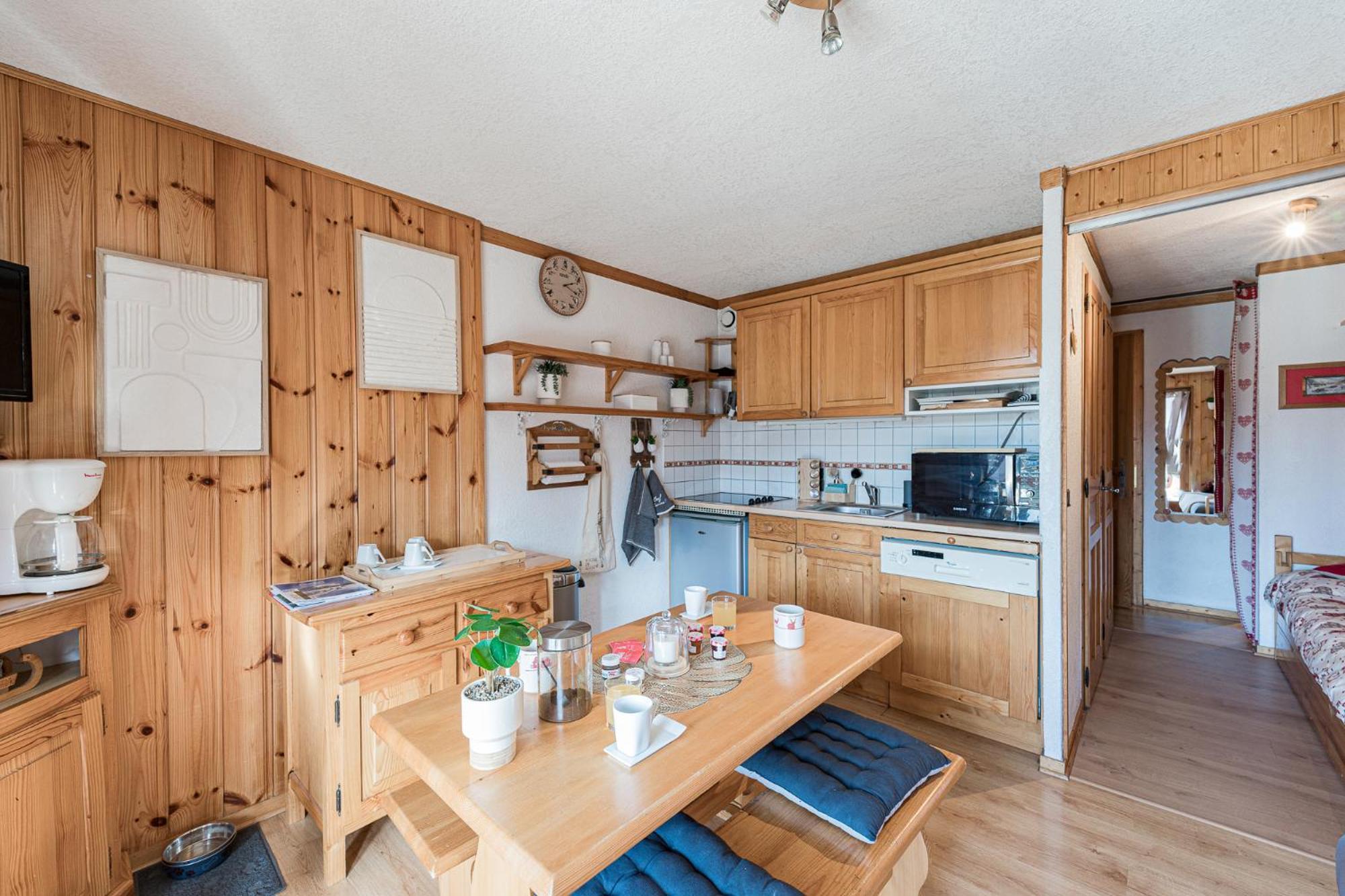 Ski Ou Thermes? Un Appt Cabine Avec Vue Magnifique 圣热尔韦莱班 外观 照片
