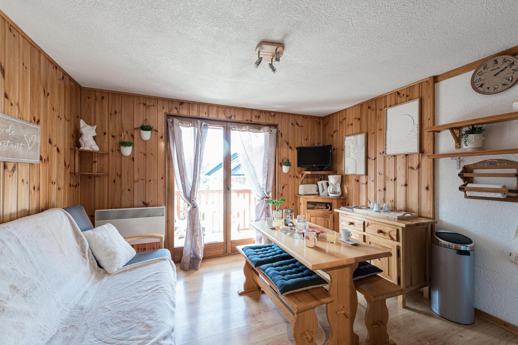 Ski Ou Thermes? Un Appt Cabine Avec Vue Magnifique 圣热尔韦莱班 外观 照片