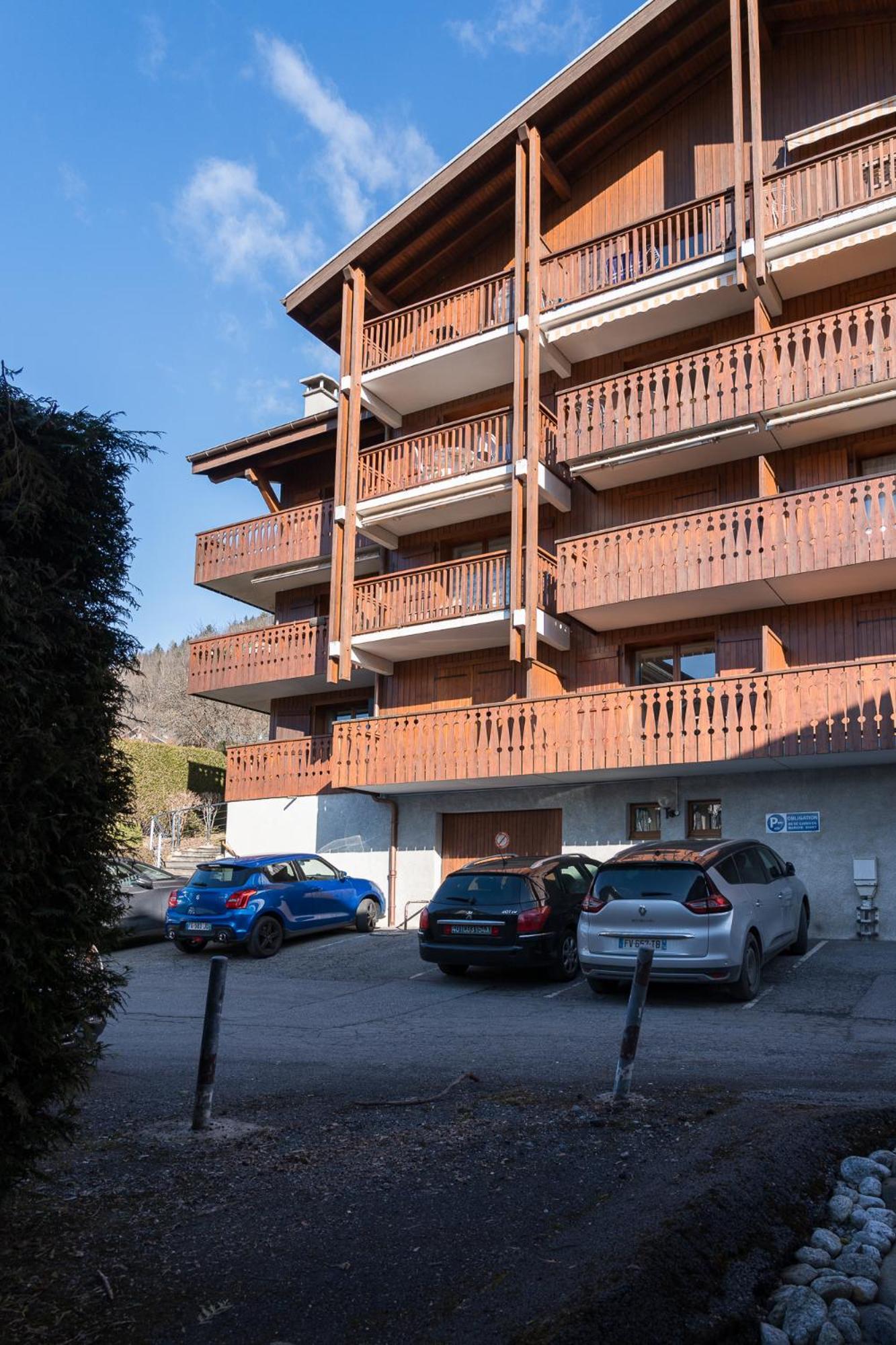 Ski Ou Thermes? Un Appt Cabine Avec Vue Magnifique 圣热尔韦莱班 外观 照片