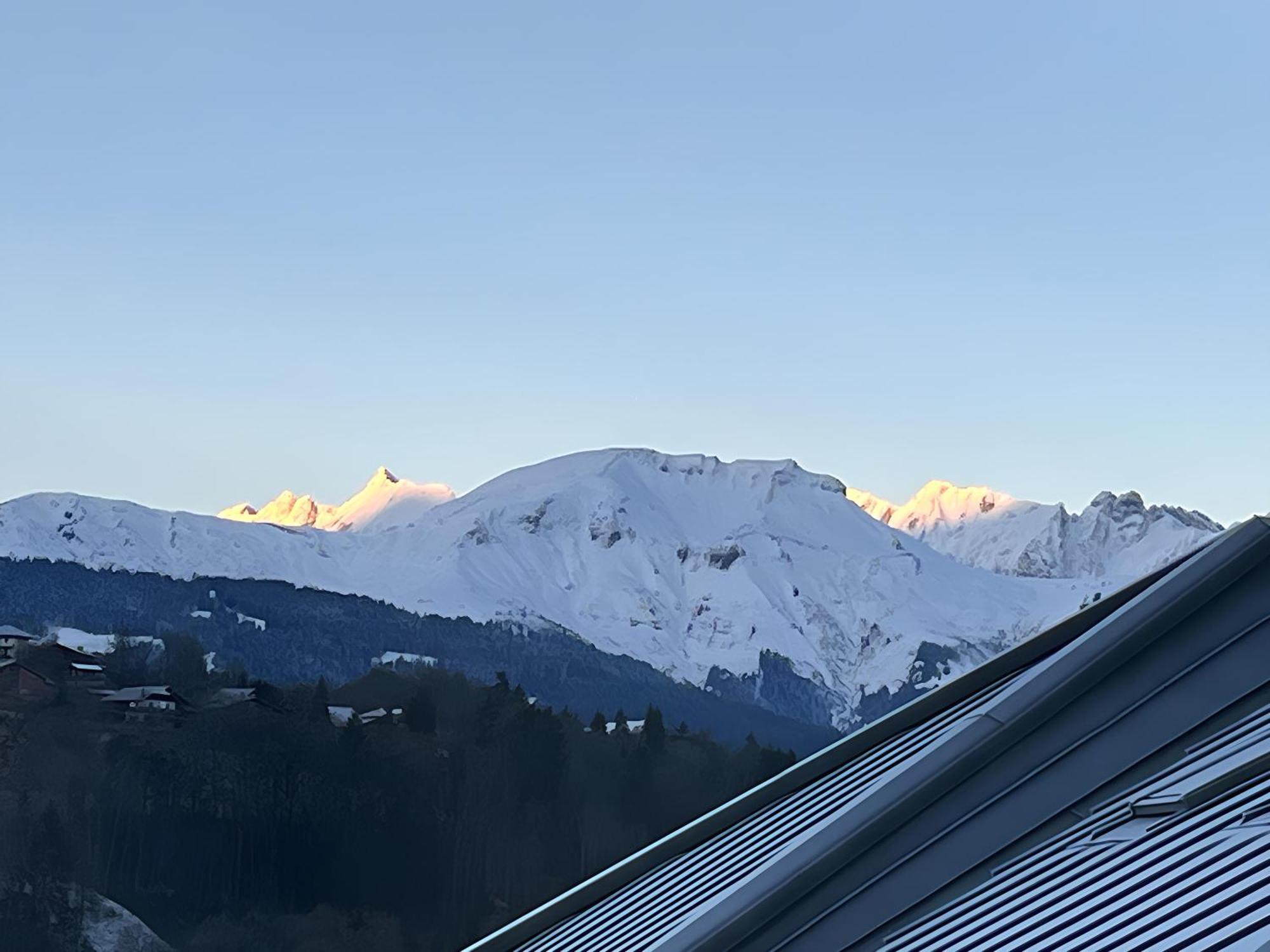 Ski Ou Thermes? Un Appt Cabine Avec Vue Magnifique 圣热尔韦莱班 外观 照片