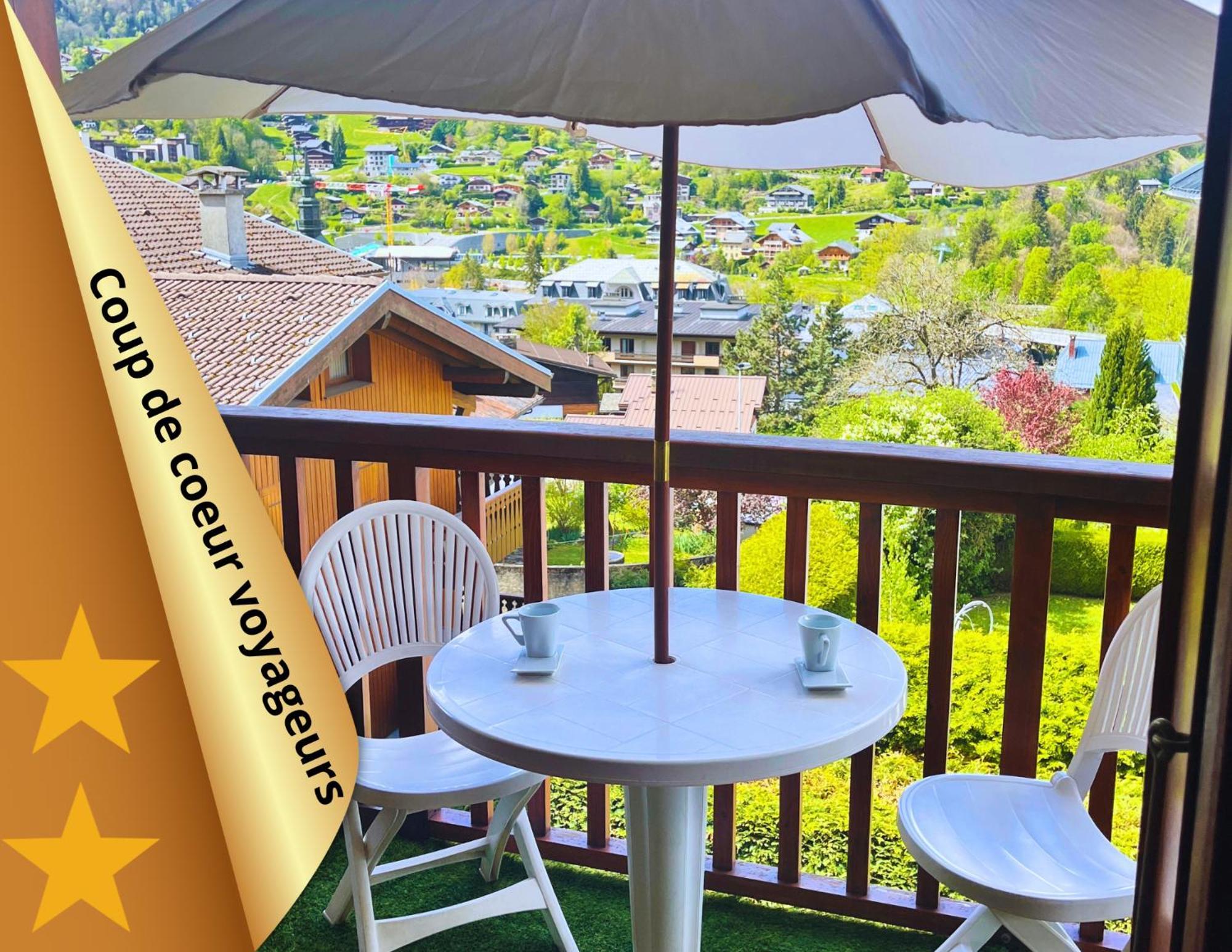 Ski Ou Thermes? Un Appt Cabine Avec Vue Magnifique 圣热尔韦莱班 外观 照片